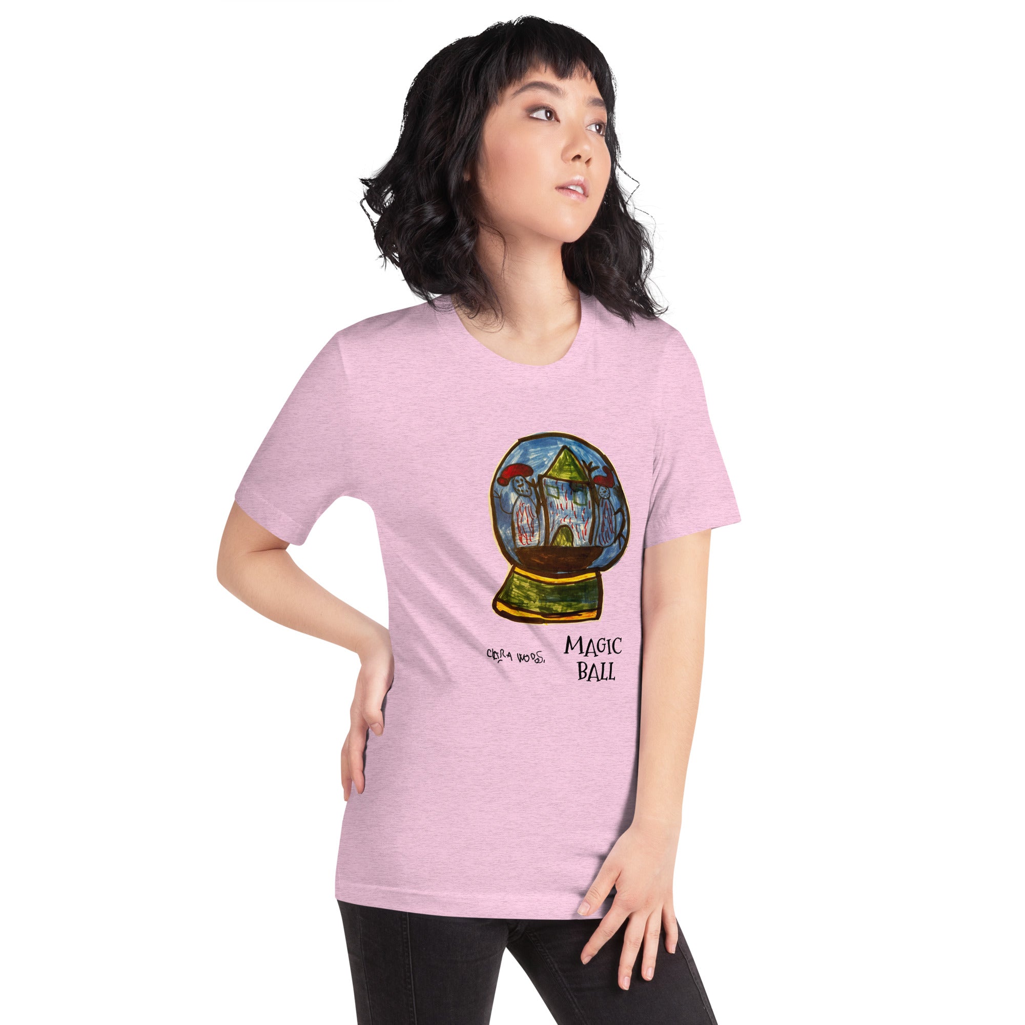 Magic Ball T-shirt by Clara Woods
