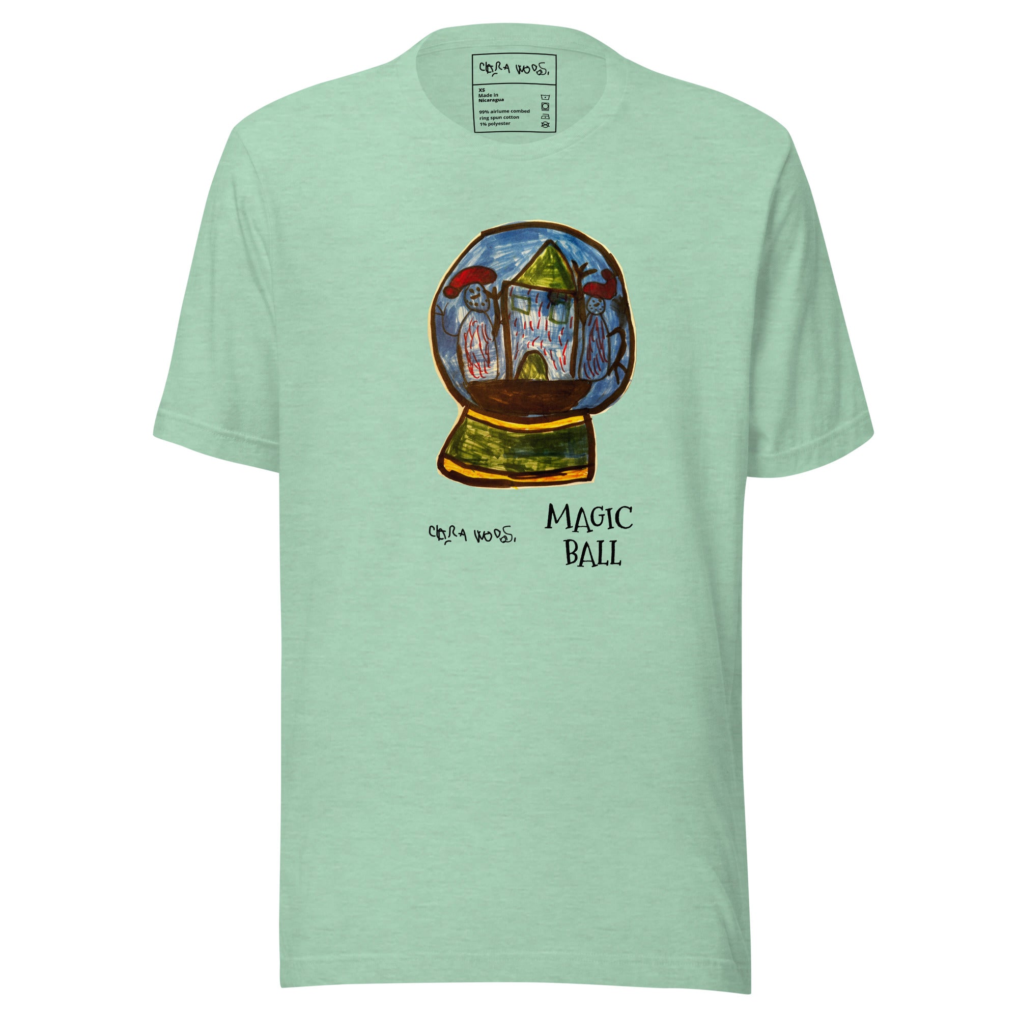 Magic Ball T-shirt by Clara Woods