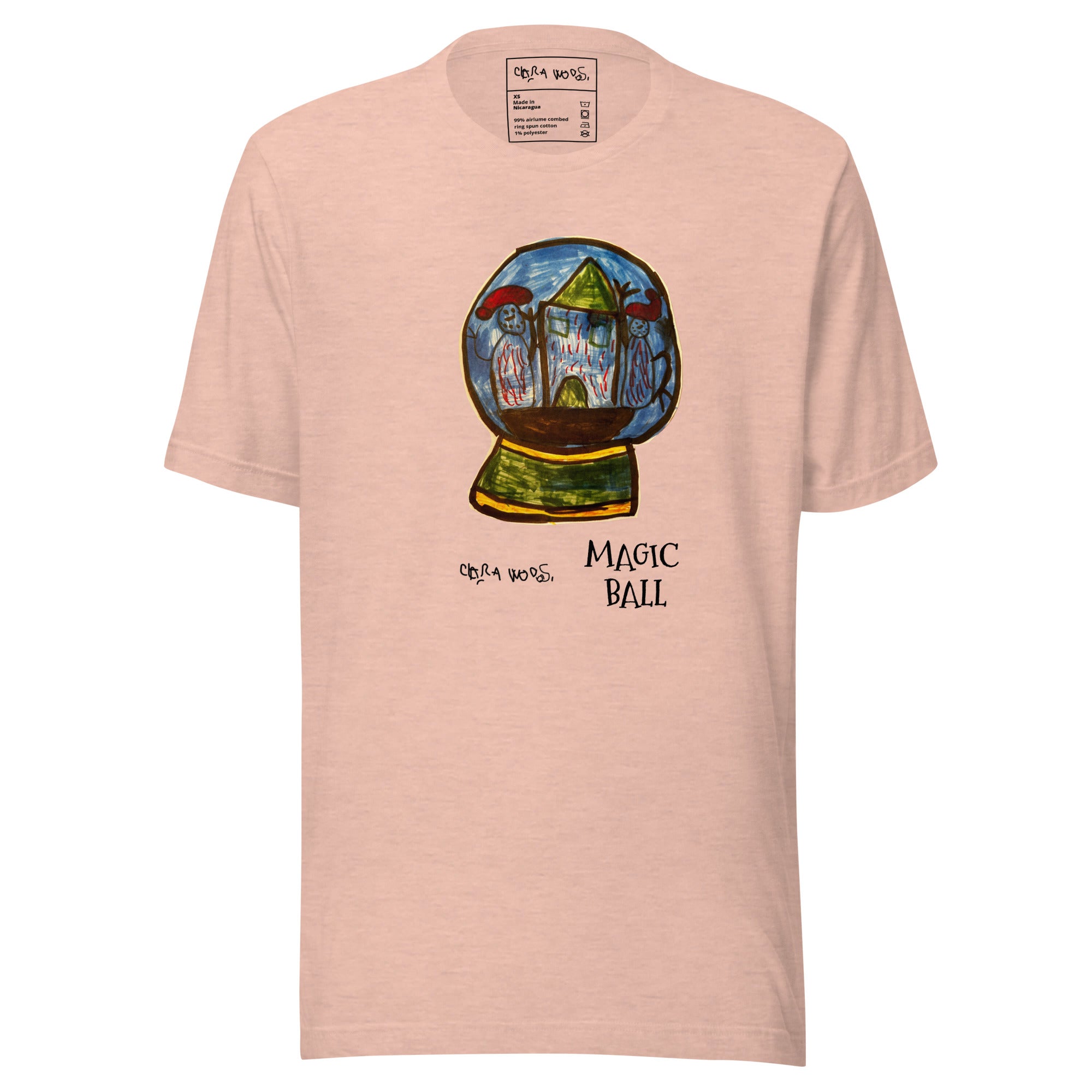 Magic Ball T-shirt by Clara Woods