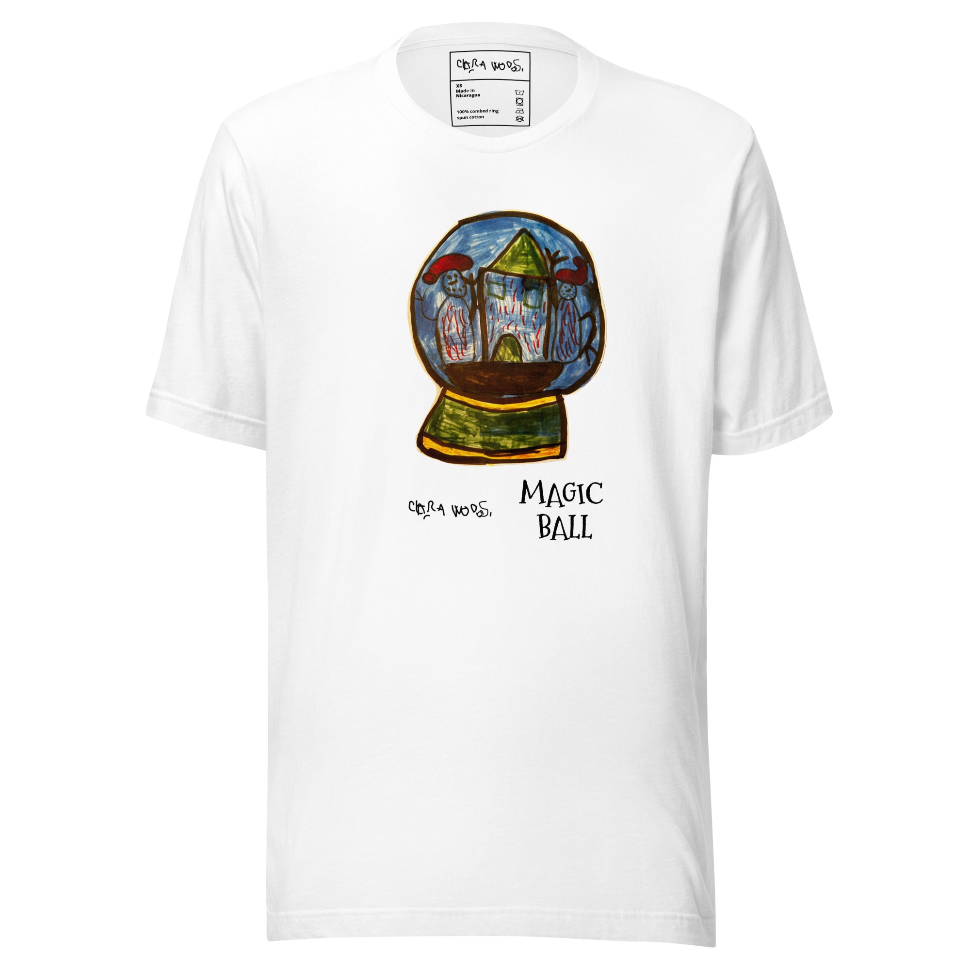 Magic Ball T-shirt by Clara Woods