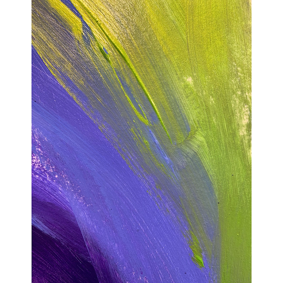 Green Space - Paintinc, Acrylic on cardboard, 2019 (27,5"x39")