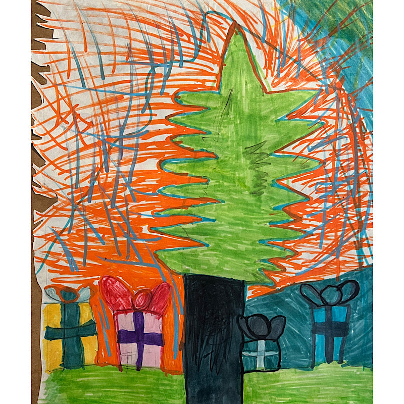 Surprise, Marker on paper, 2022 (14.5"x12")
