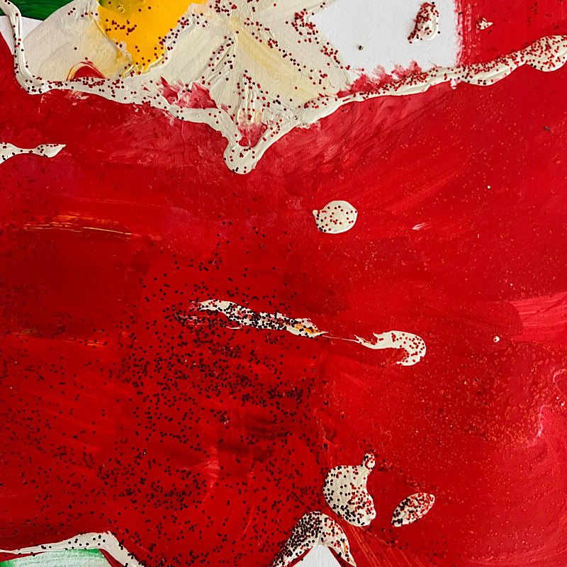 Joy, Painting, Acrylic on paper, 2022 (19"x24")