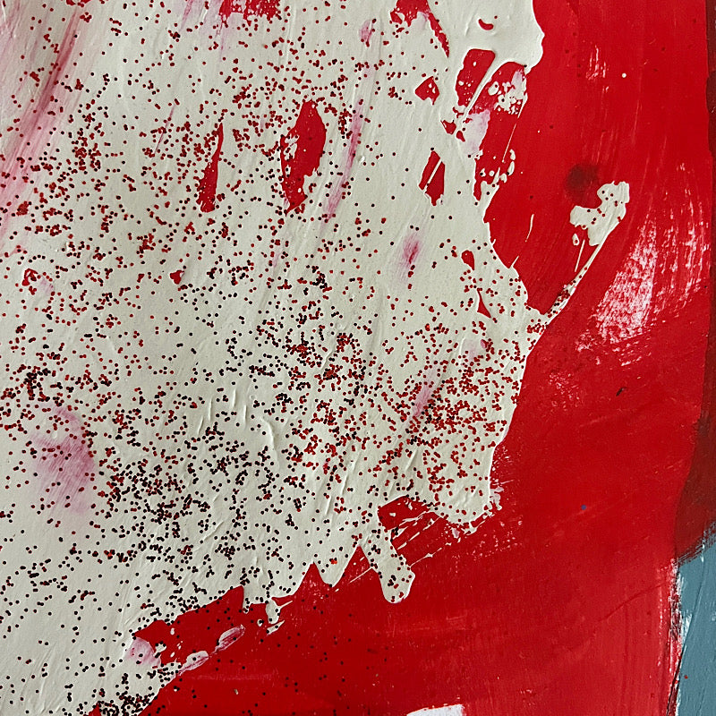 Joy, Painting, Acrylic on paper, 2022 (19"x24")
