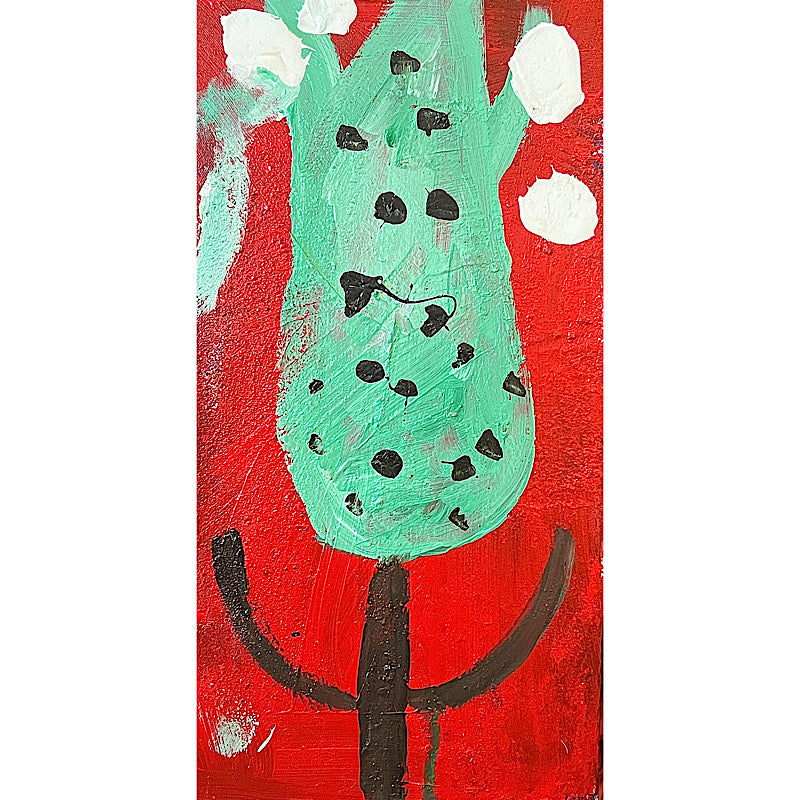 Mint Tree, Painting, Acrylic on canvas, 2022 (24"12")