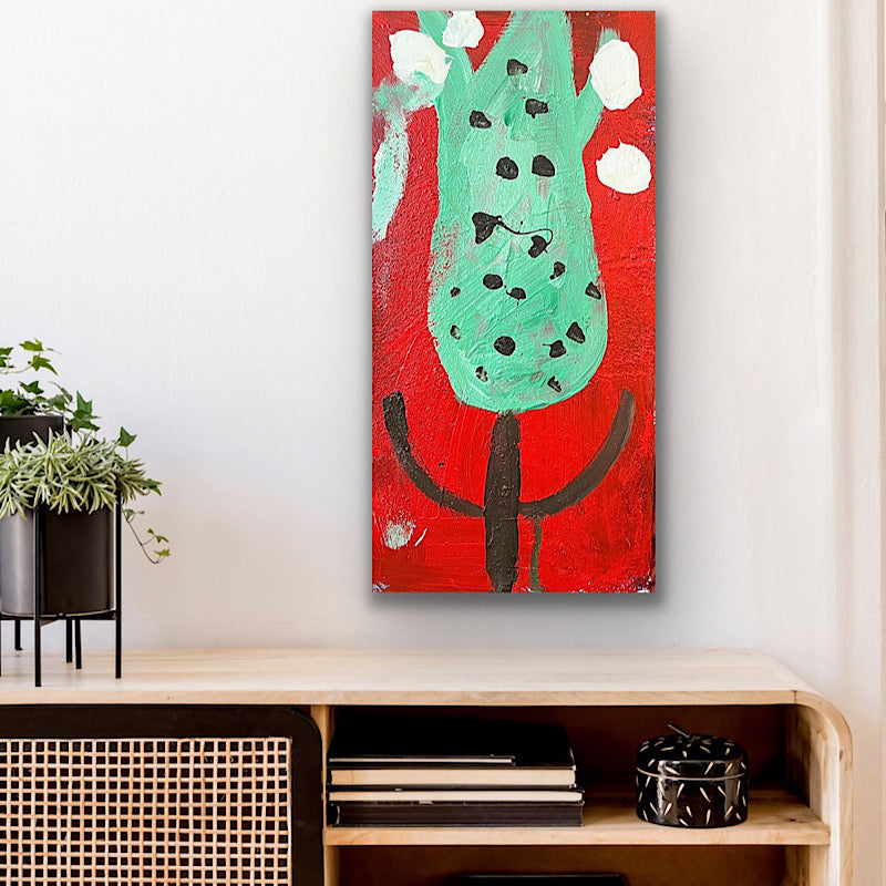 Mint Tree, Painting, Acrylic on canvas, 2022 (24"12")