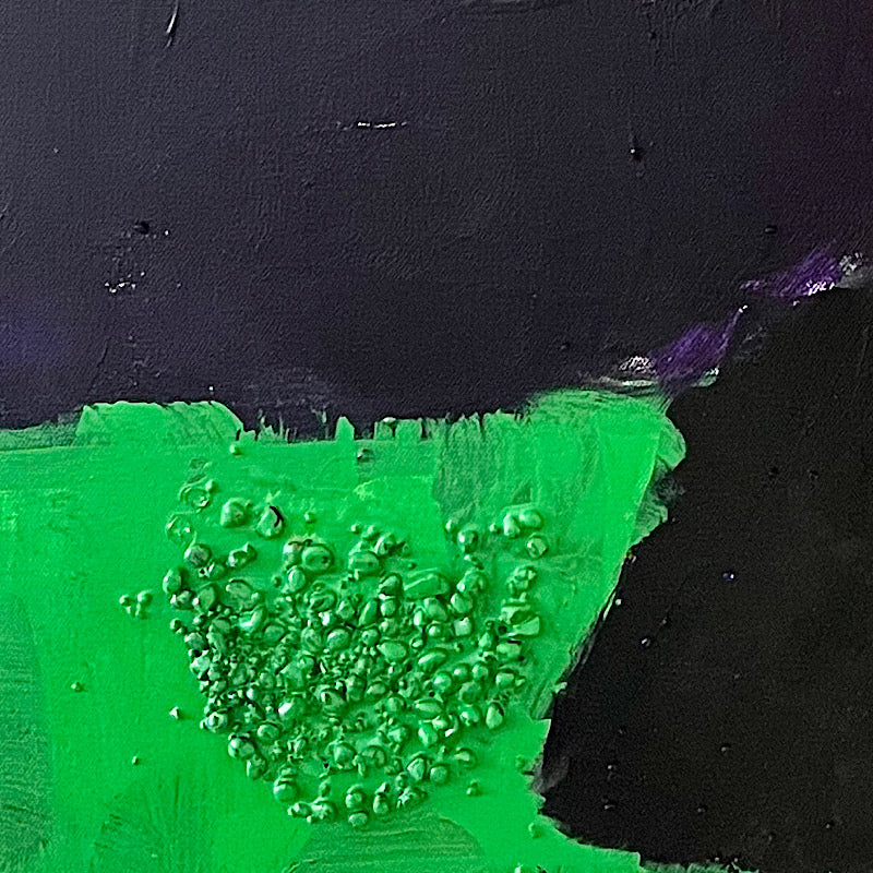 Californian Bird - Painting, Acrylic on canvas, 2022 (36x36")