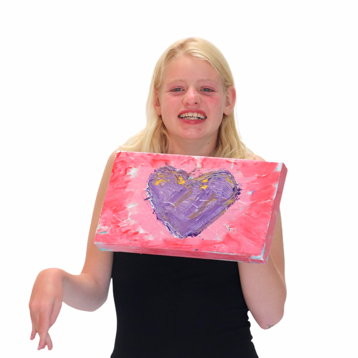 Glass Heart (20x35 cm / 8"x14")