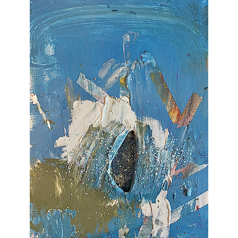 Diamond, Painting, Acrylic on canvas, 2022 (16x12")