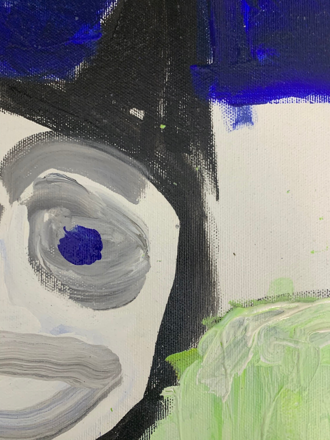 English Dalmatian - Painting, acrylic on canvas, 2019 (16"x23")