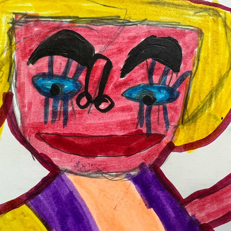 Fifi - Original Drawing, Marker on paper, 2022 (14x17)