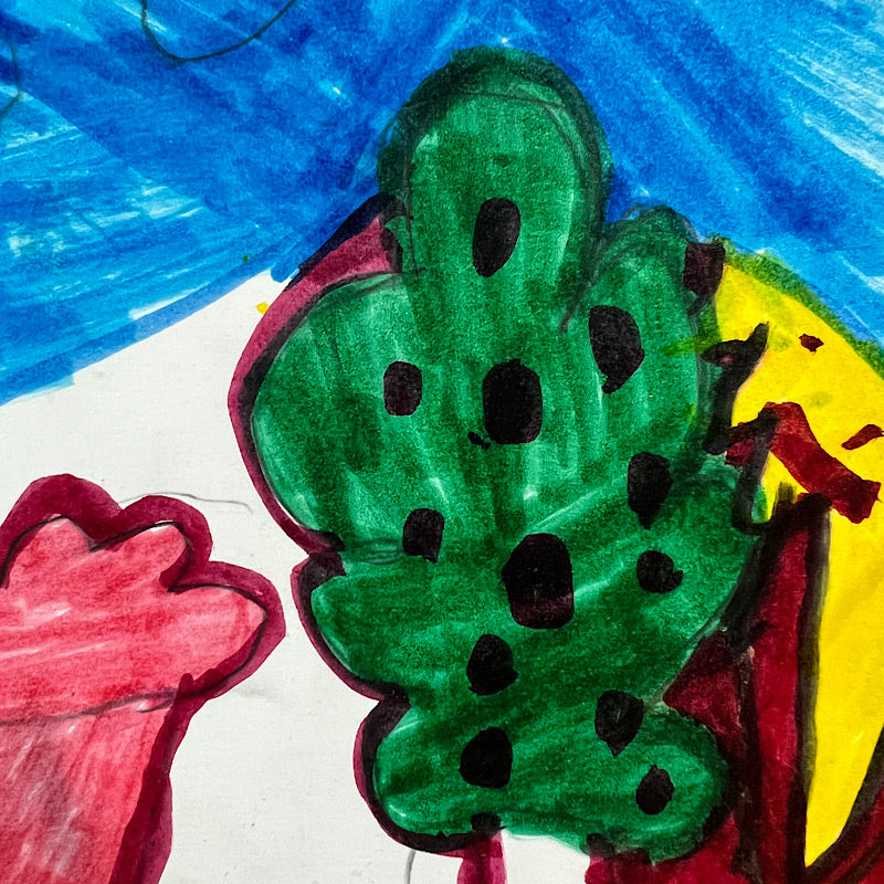 Fifi - Original Drawing, Marker on paper, 2022 (14x17)
