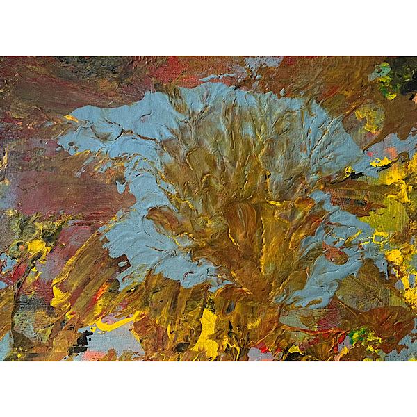 Fireworks #2, Painting, Acrylic on canvas, 2022 (12x16")