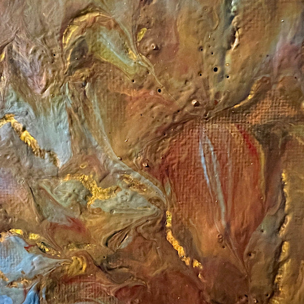 Fireworks #2, Painting, Acrylic on canvas, 2022 (12x16")