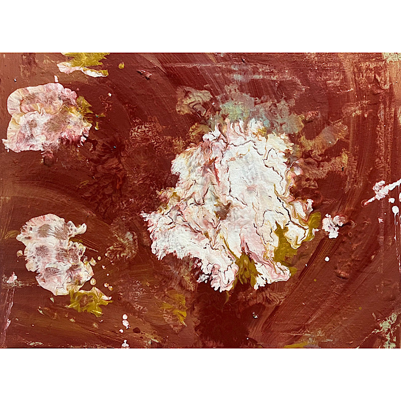 Fireworks #3, Painting, Acrylic on canvas, 2022 (12x16")