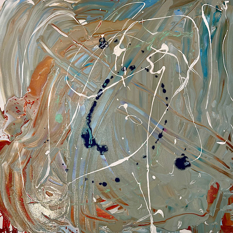 Get Lucky, Painting, Acrylic on canvas, 2022 (24x24")
