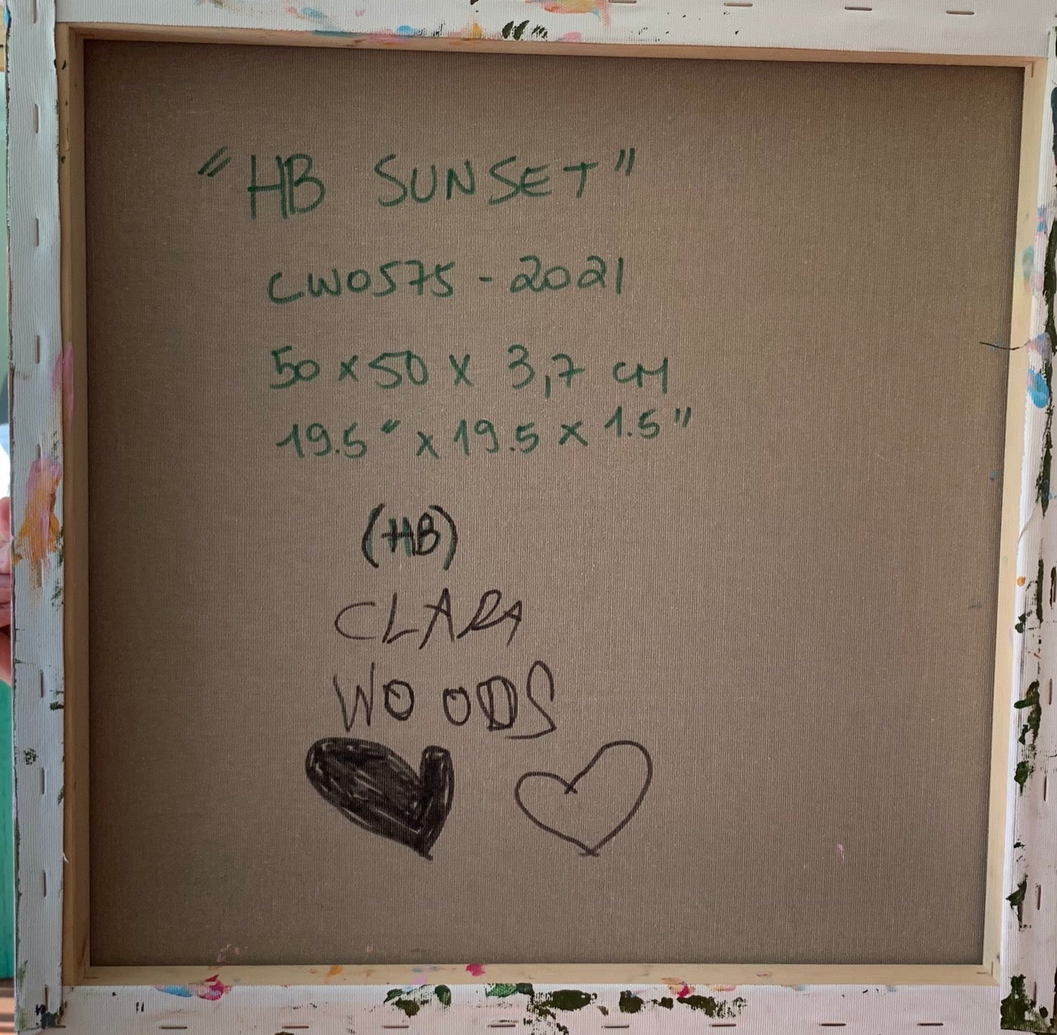 HB Sunset (50x50 cm / 19,5"x19,5")