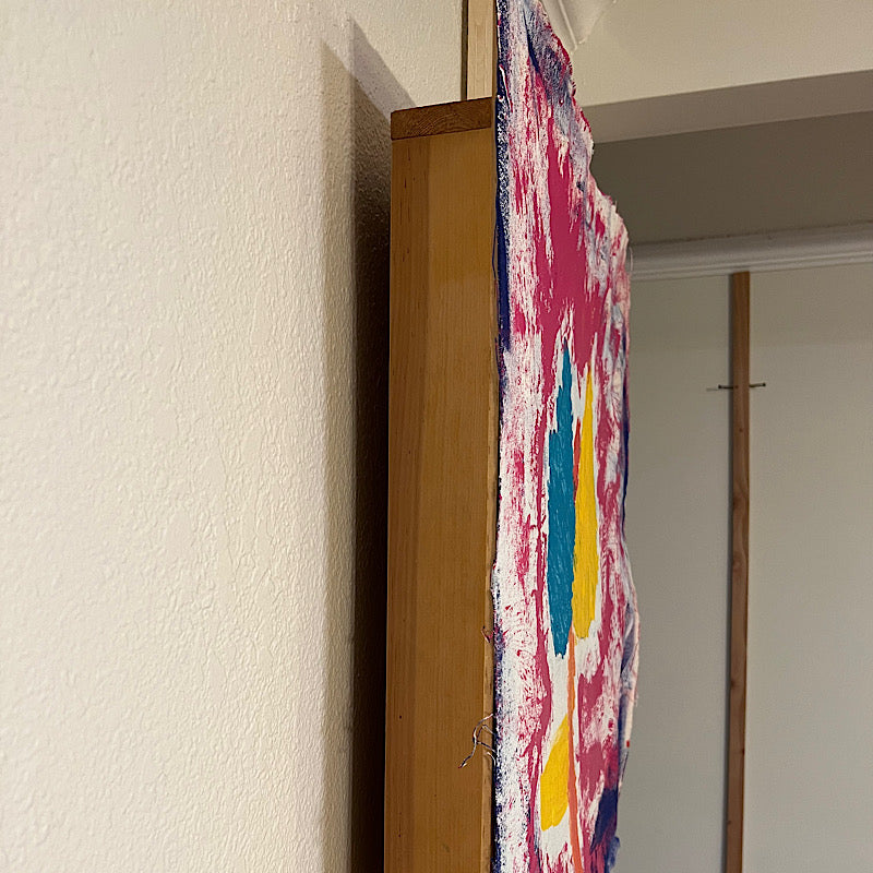 Rainbow Rose, Painting, Painting, Acrylic on canvas, 2021 (28"x28")