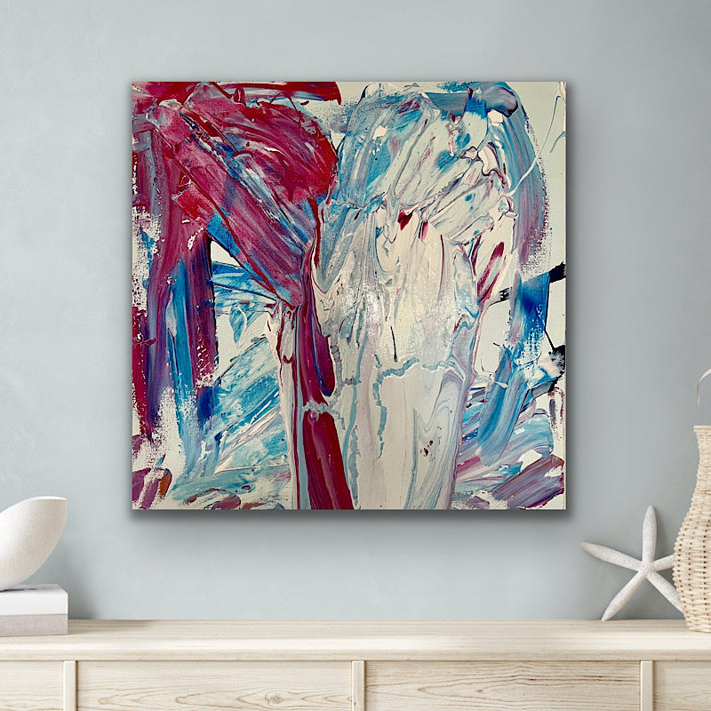 Squee, Painting, Acrylic on canvas, 2022 (24x24")