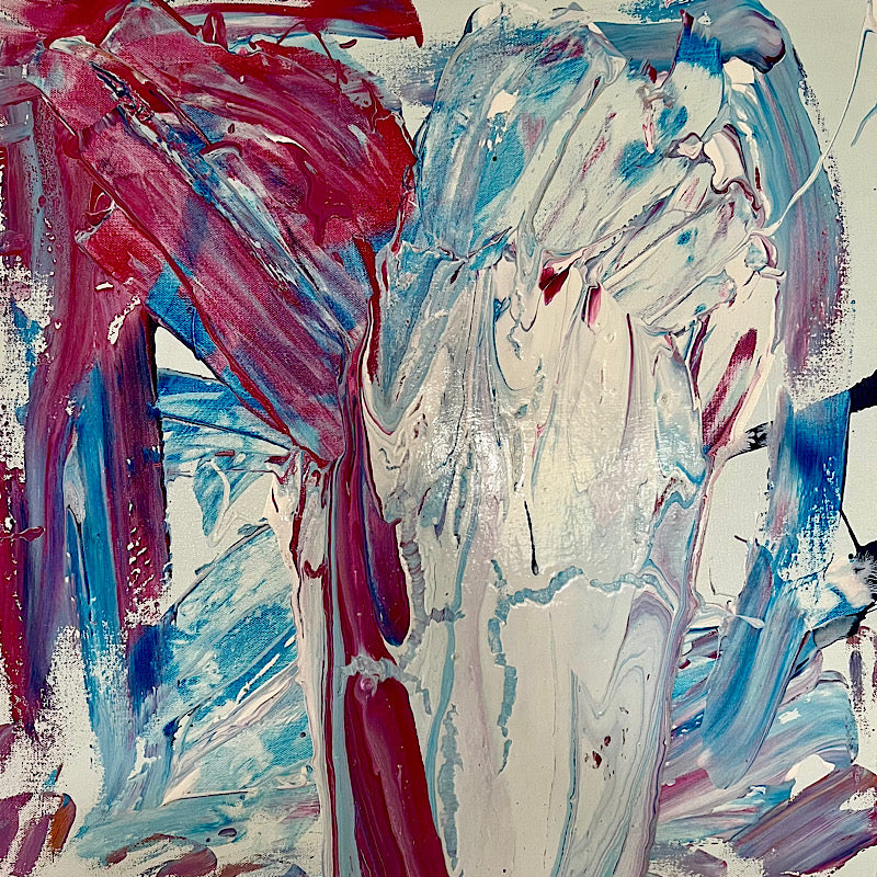 Squee, Painting, Acrylic on canvas, 2022 (24x24")