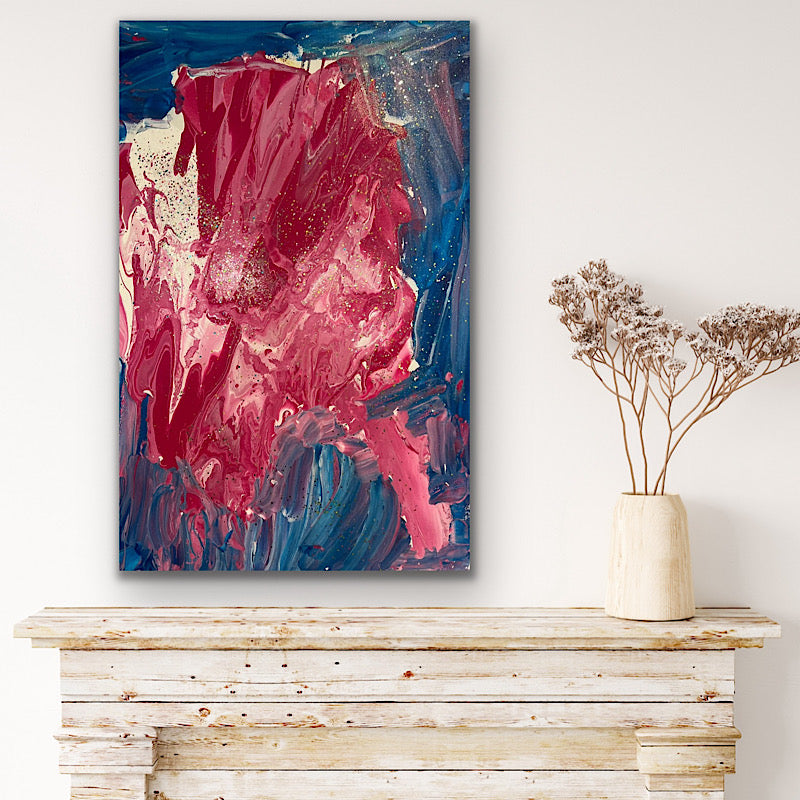 Freak Out, Painting, Acrylic on canvas, 2022 (36x24")