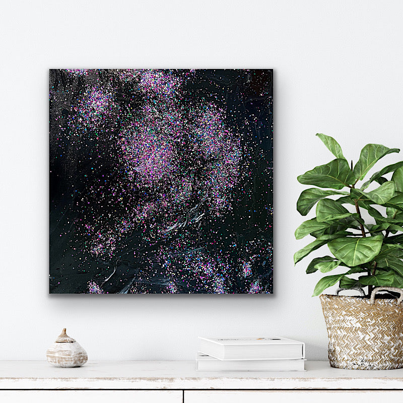 Dancing with myself, Painting, Acrylic on canvas, 2022 (20x20")