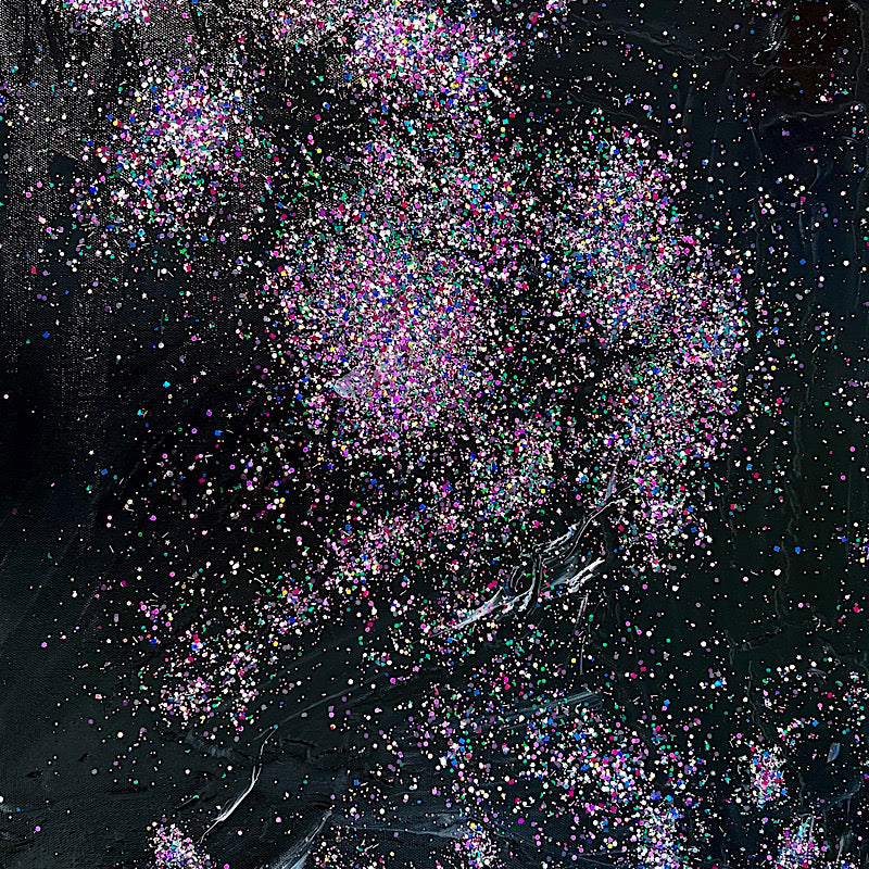 Dancing with myself, Painting, Acrylic on canvas, 2022 (20x20")