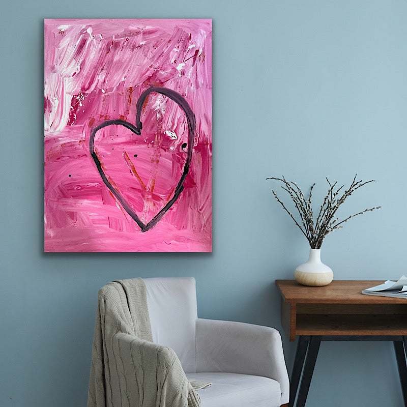 Glee, Painting, Acrylic on canvas, 2022 (48"x36")