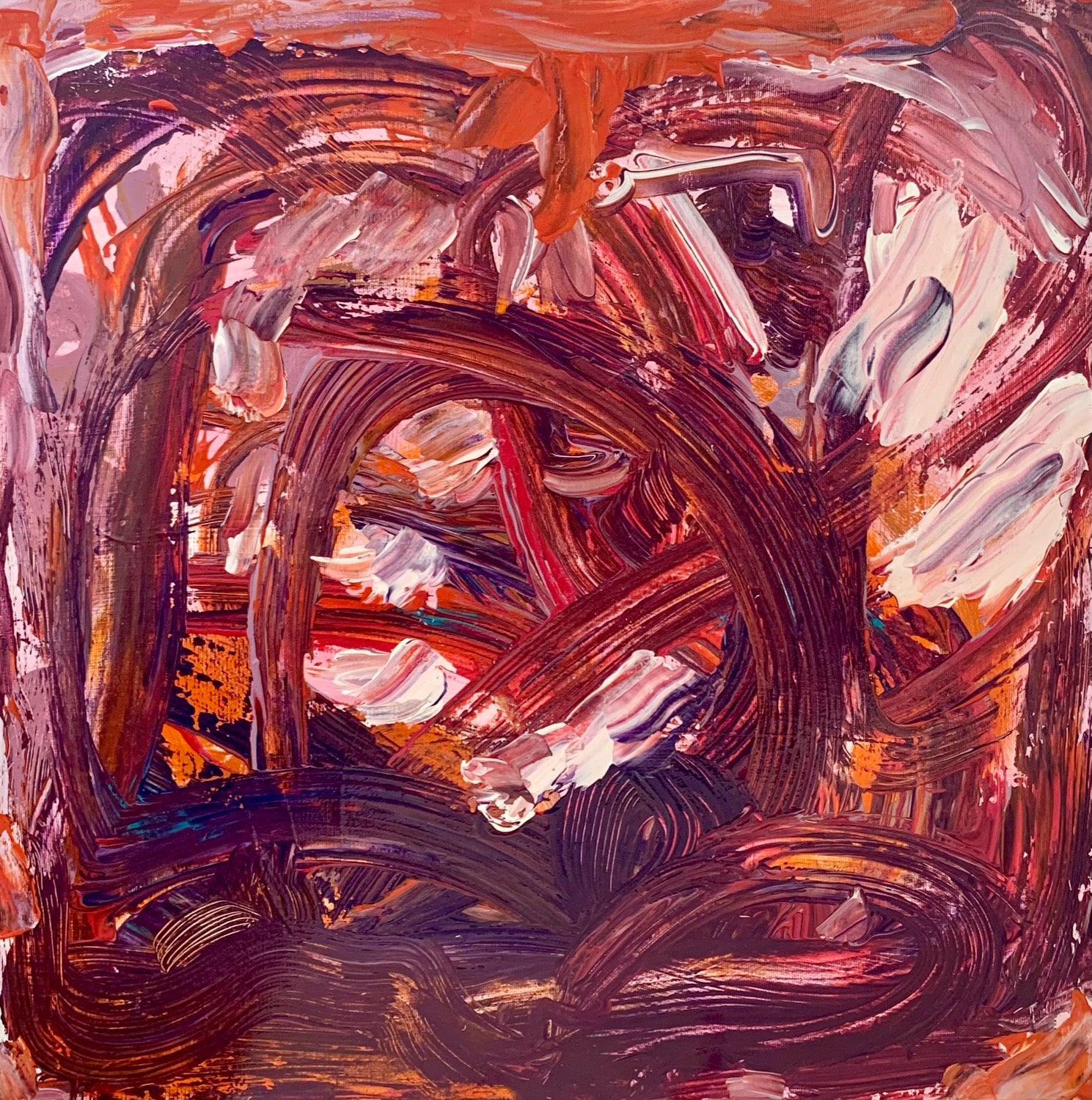 I am Strong against Corona (60x60 cm / 23,5"x23,5")