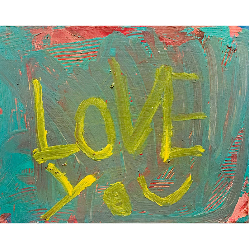 Love #1, Painting, Acrylic on canvas, 2022 (11x14")