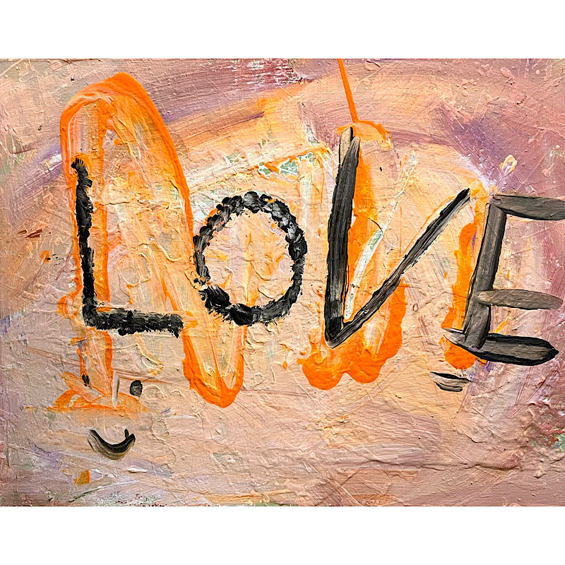 Love #2, Painting, Acrylic on canvas, 2022 (16x20")