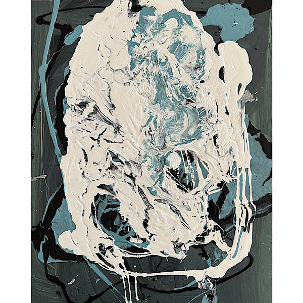 My Brain, Painting, Acrylic on canvas, 2022 (16x20")