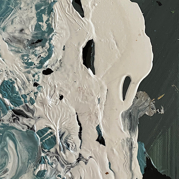My Brain, Painting, Acrylic on canvas, 2022 (16x20")