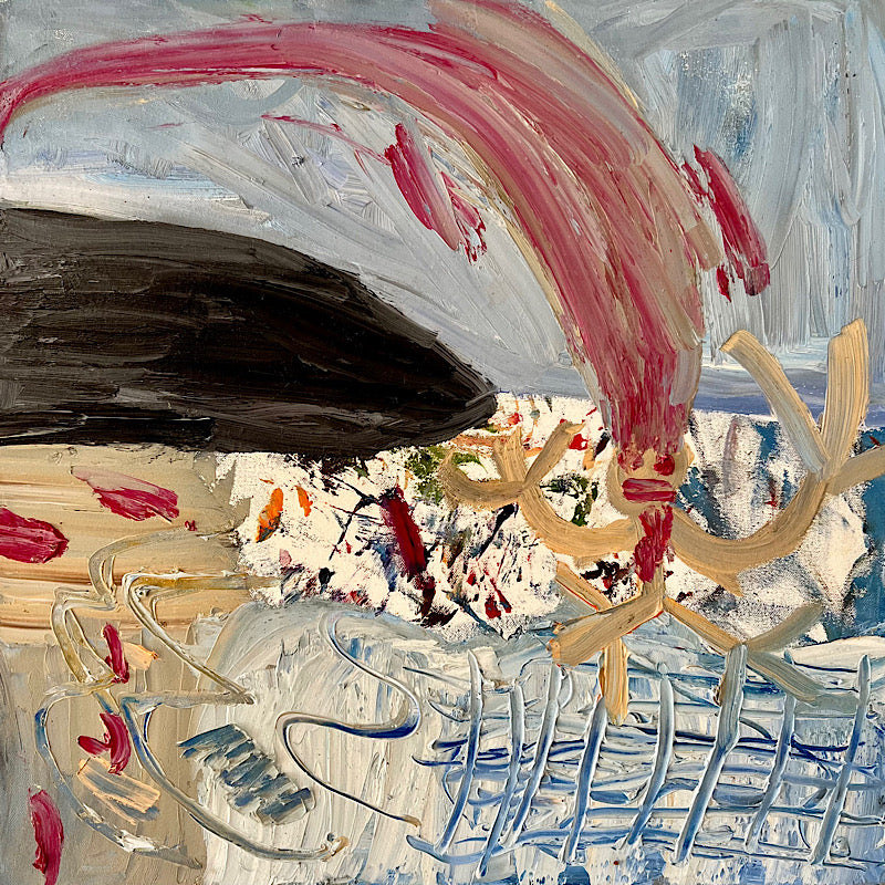 My brain rocks, Painting, Oil on canvas, 2022 (24x24")