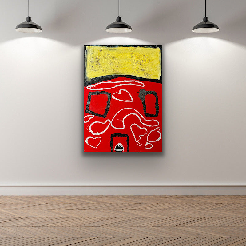 My Dreams, Painting, Acrylic on canvas, 2022 (48"x36")