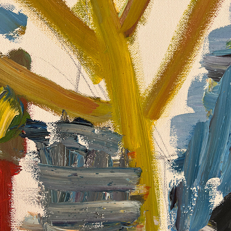 My happy place, Painting, Oil on canvas, 2022 (24x30")
