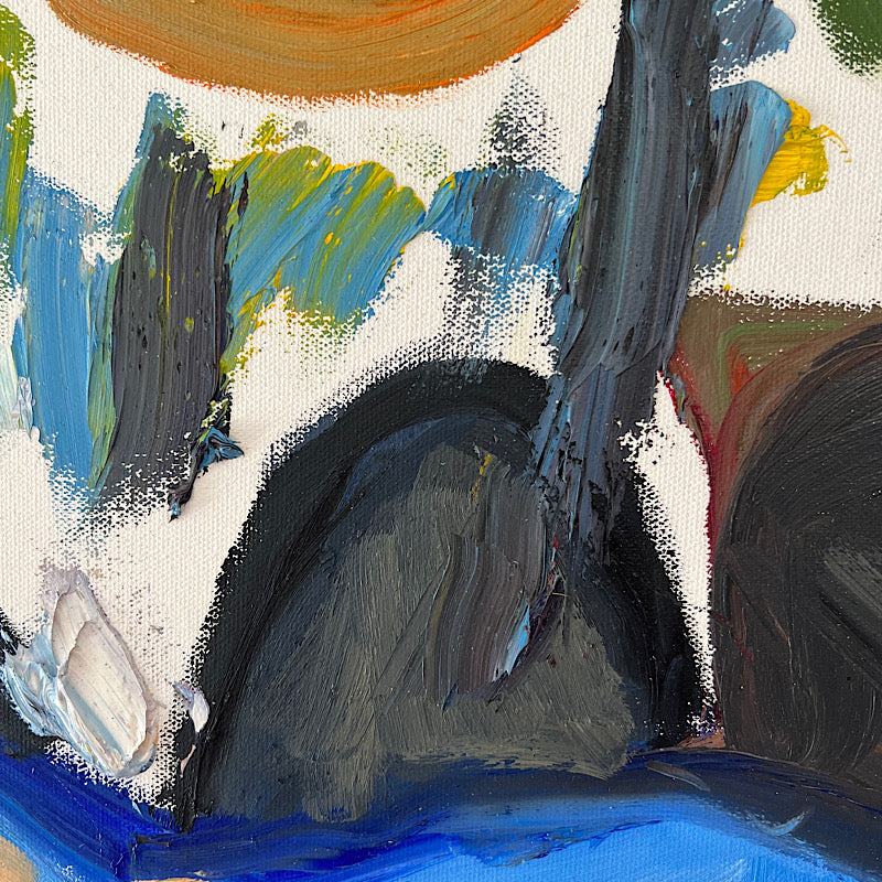 My happy place, Painting, Oil on canvas, 2022 (24x30")