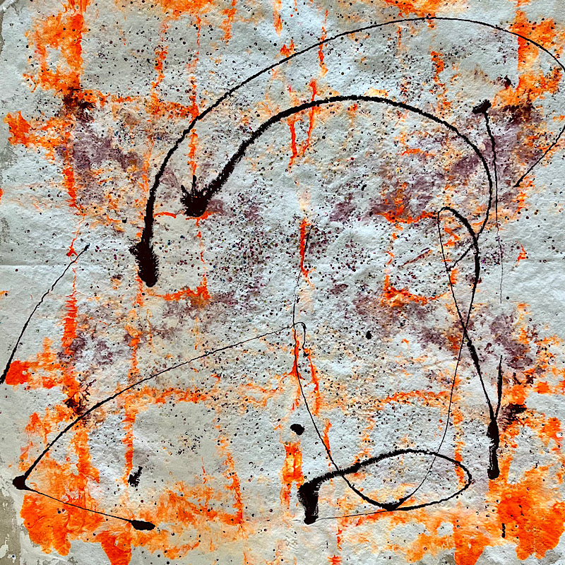 My heart shines, Painting, Acrylic on canvas, 2022 (26"x24")