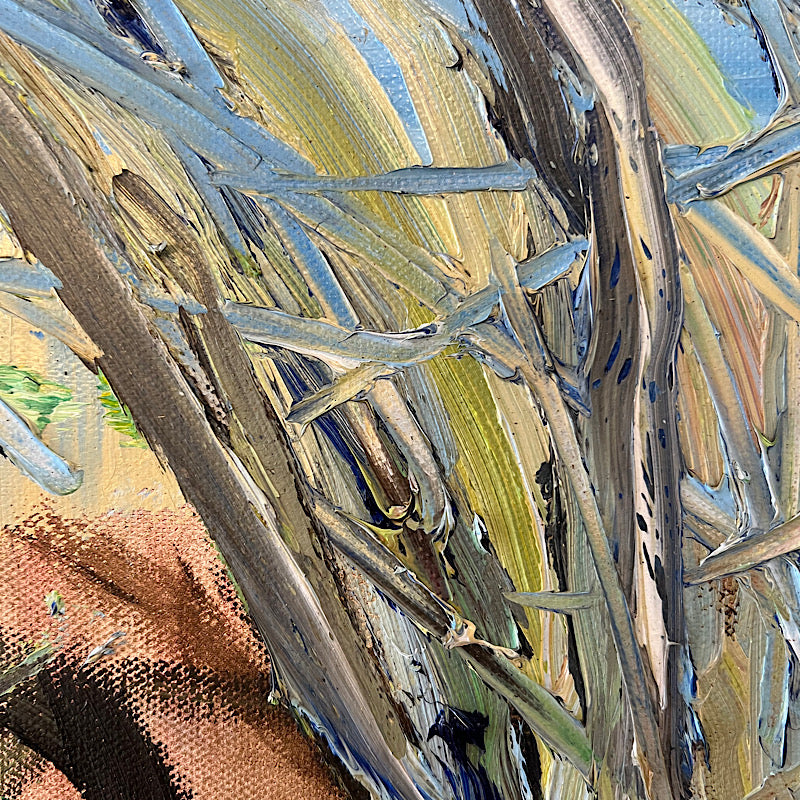 Oil Party, Painting, Oil on canvas, 2022 (20x20")