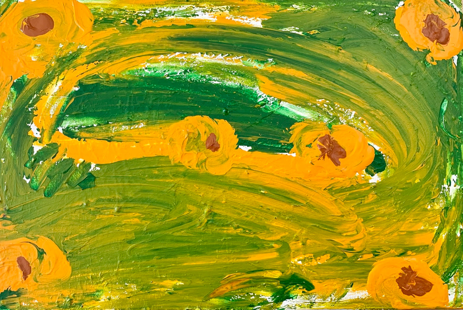 Sunflowers (40x60 cm / 16"x23")