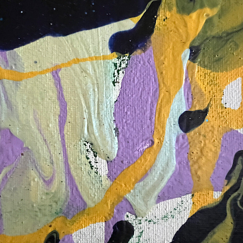 Sweet Moon, Painting, Acrylic on canvas, 2022 (12x9")