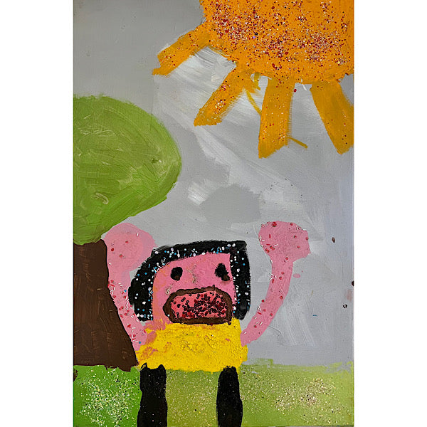 Sweet Boy, Painting, Acrylic on canvas, 2022 (36x24")