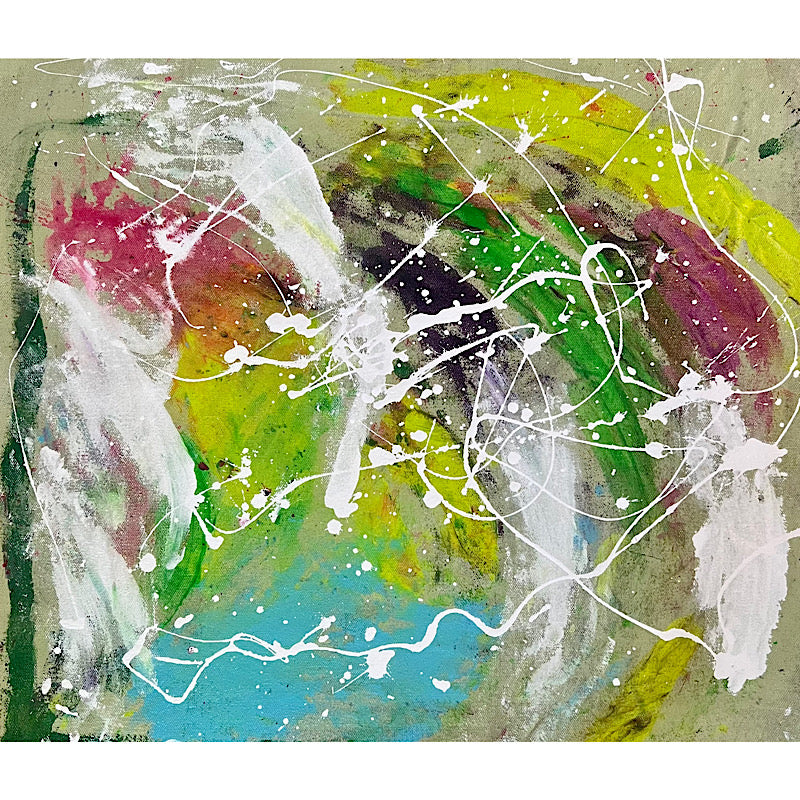 Unicorn, Painting, Acrylic on canvas, 2022 (25"x24")