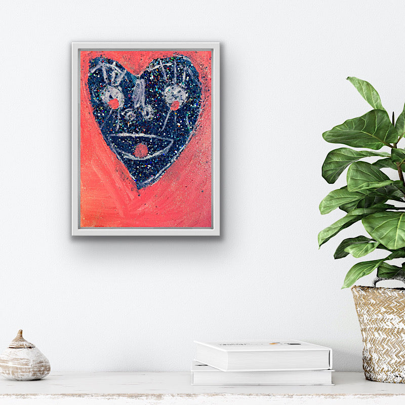 Up love #2, Painting, Acrylic on canvas, 2023 (12x9")