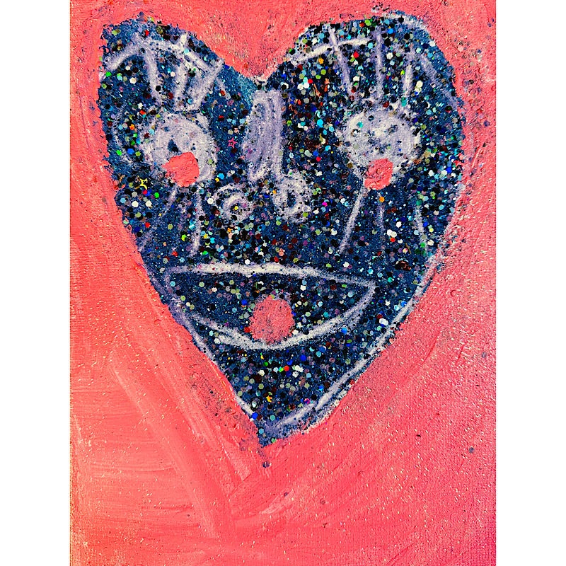 Up love #2, Painting, Acrylic on canvas, 2023 (12x9")