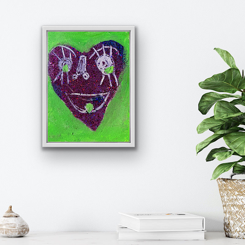 Up love #3, Painting, Acrylic on canvas, 2023 (12x9")