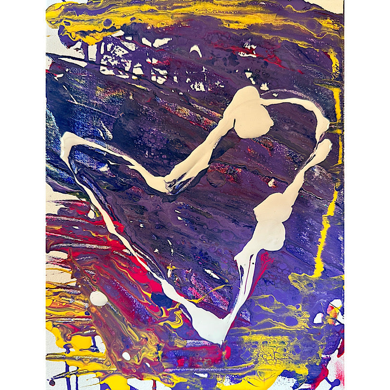 Up love #5, Painting, Acrylic on canvas, 2023 (12x9")
