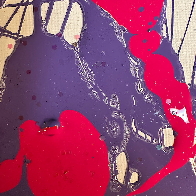 Up love #6, Painting, Acrylic on canvas, 2023 (12x9")