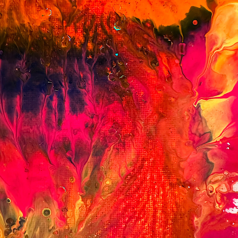 Up love #8, Painting, Acrylic on canvas, 2023 (9x12")