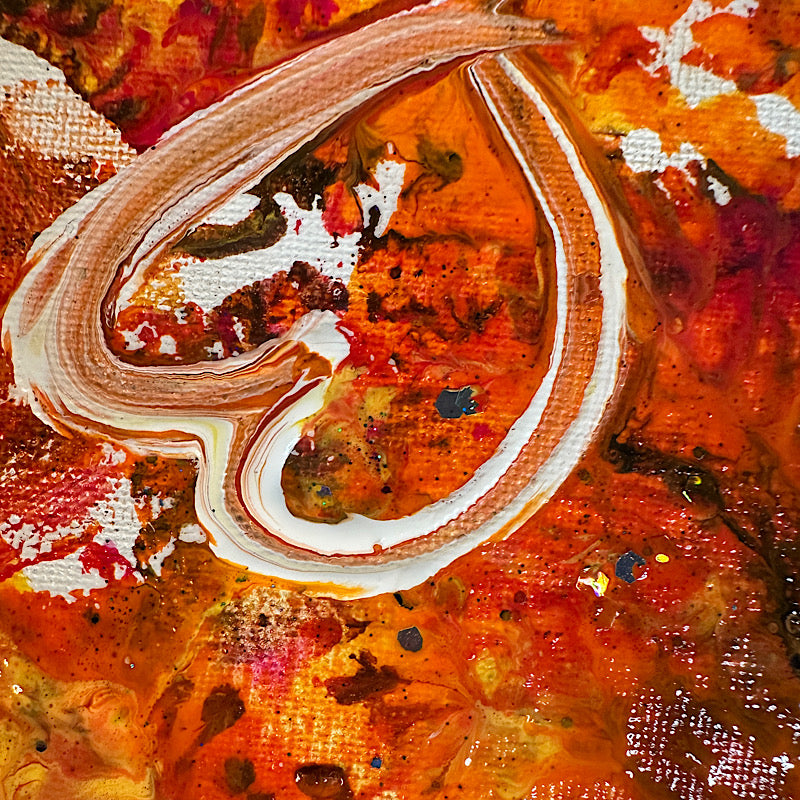 Up love #8, Painting, Acrylic on canvas, 2023 (9x12")